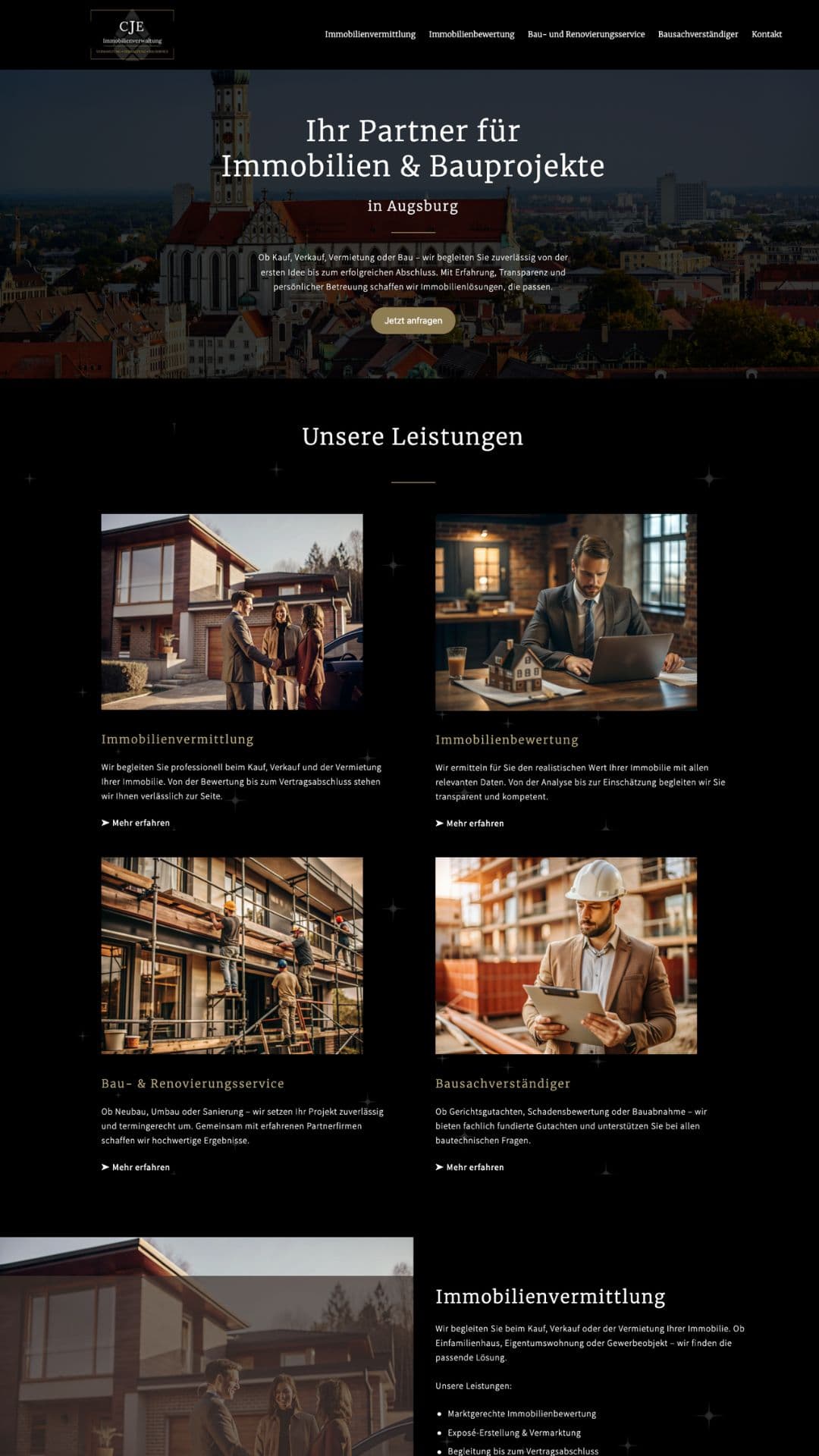 Visitenseite Beispiel 17