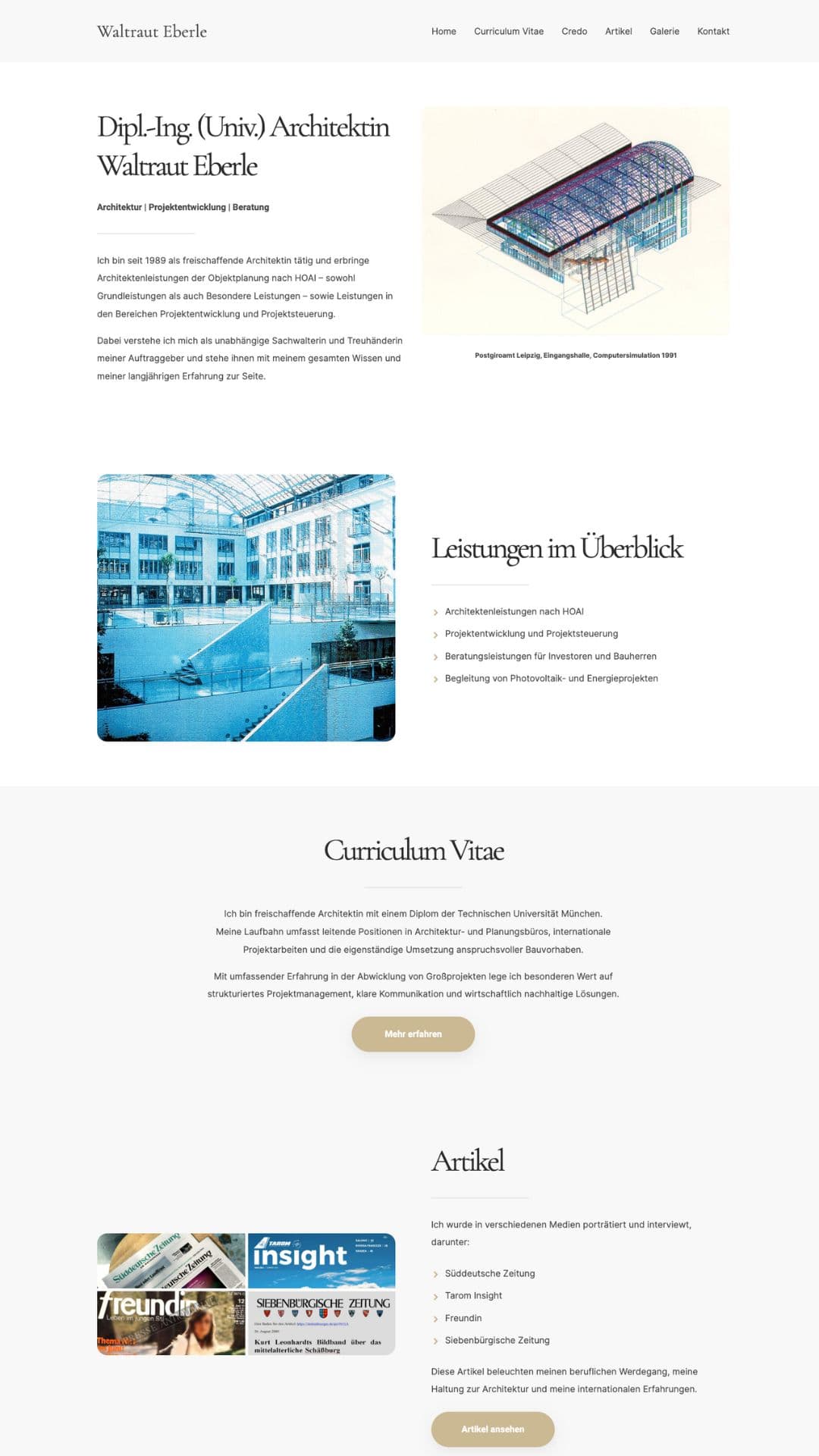 Visitenseite Beispiel 20