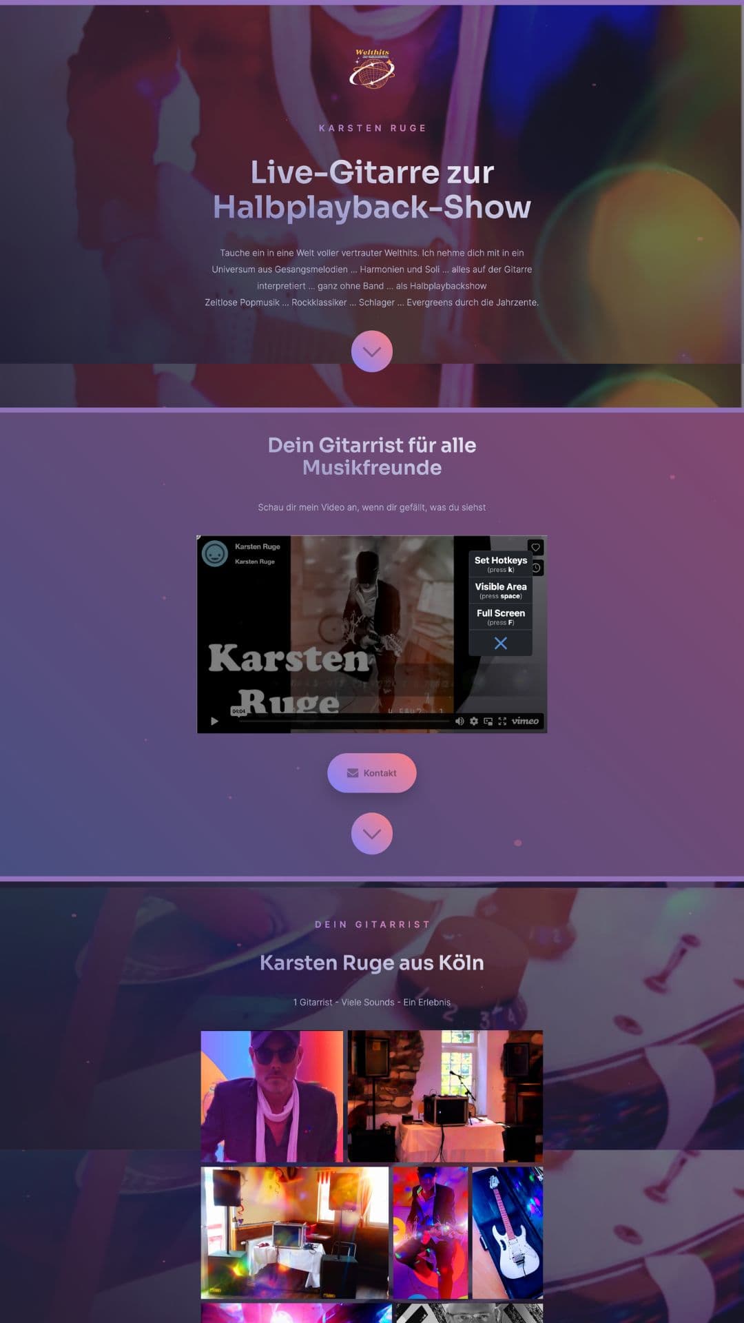 Visitenseite Beispiel 6