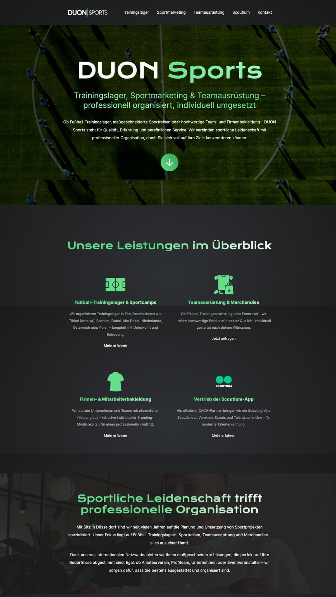 Visitenseite Beispiel 9