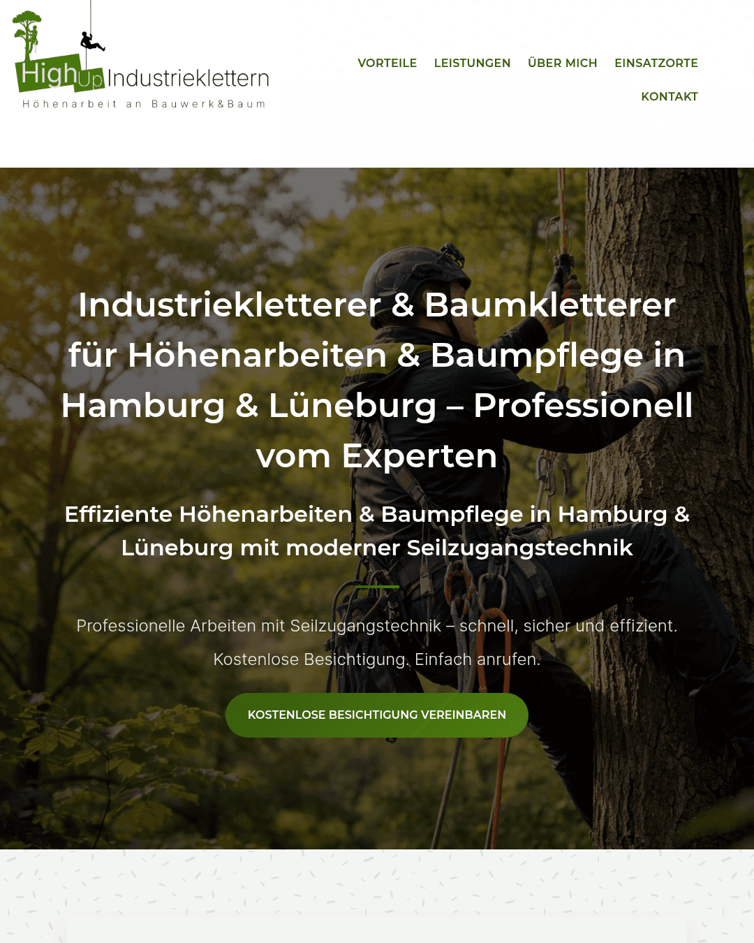 Website Beispiel Dienstleistung