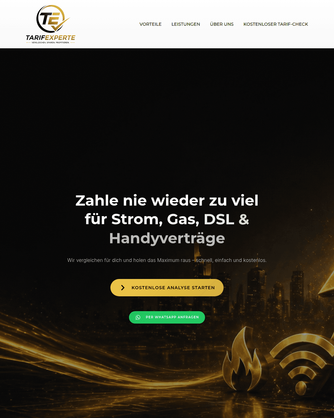 Website Beispiel Dienstleister