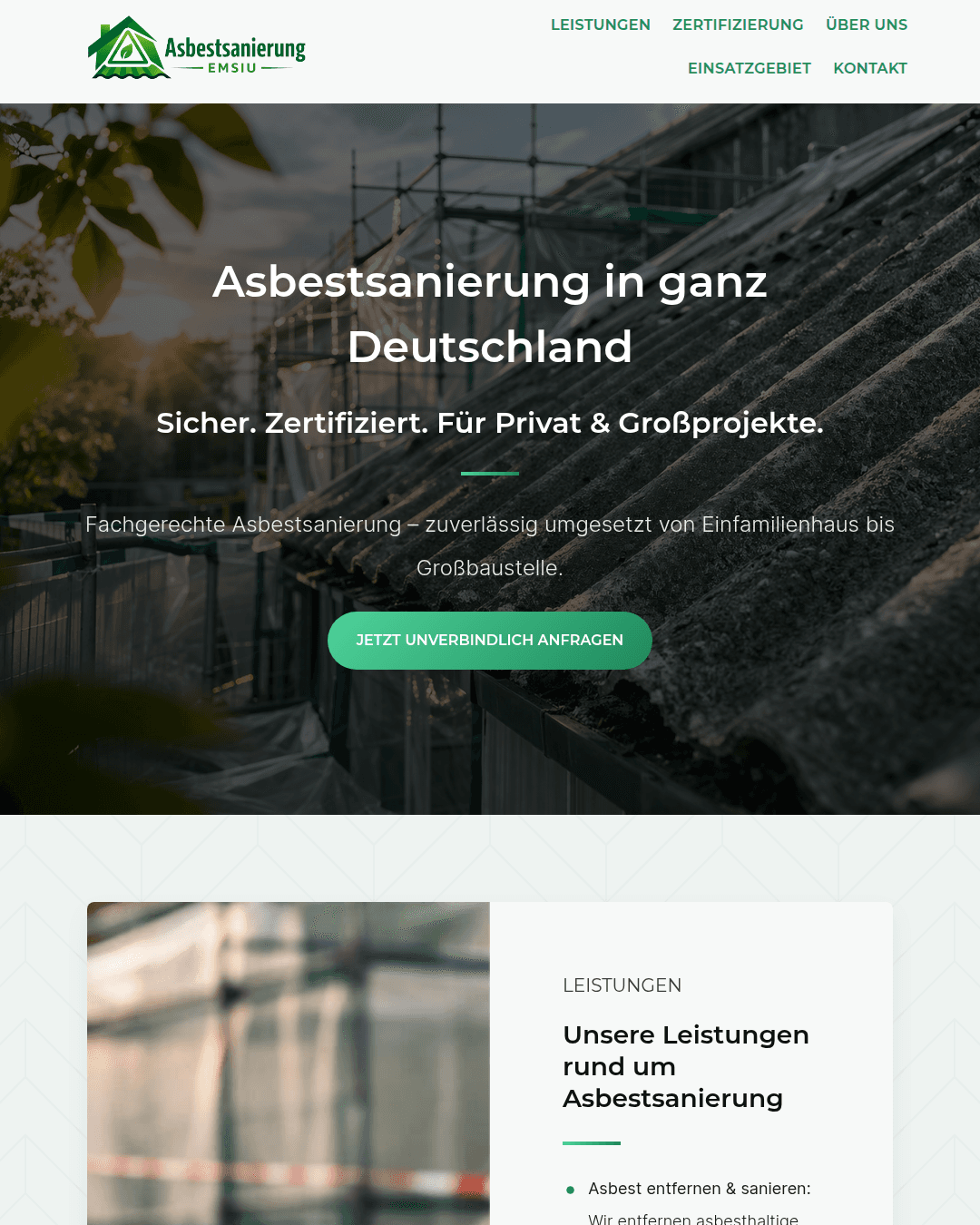 Website Beispiel Handwerk