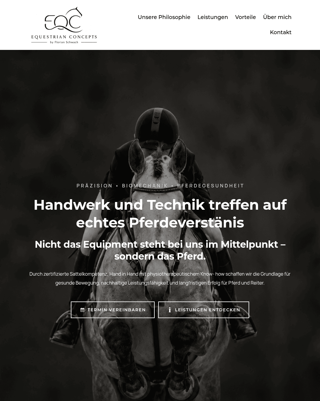Website Beispiel Pferde