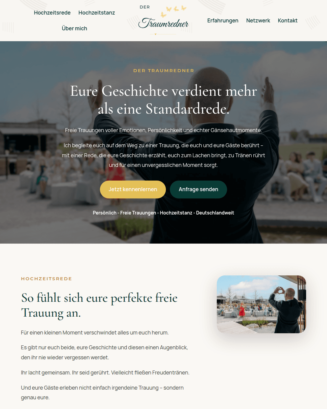 Website Beispiel Hochzeit