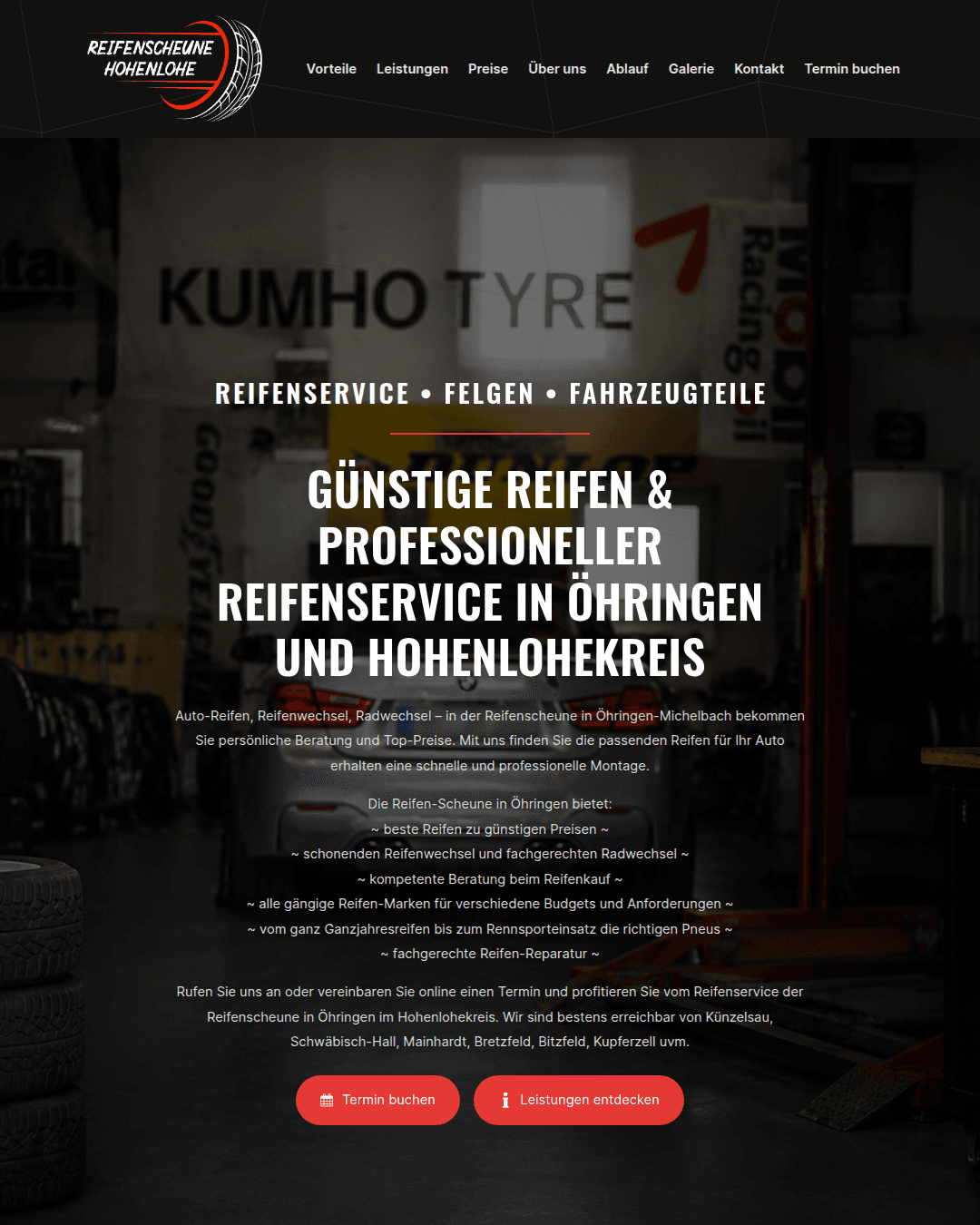 Website Beispiel KfZ