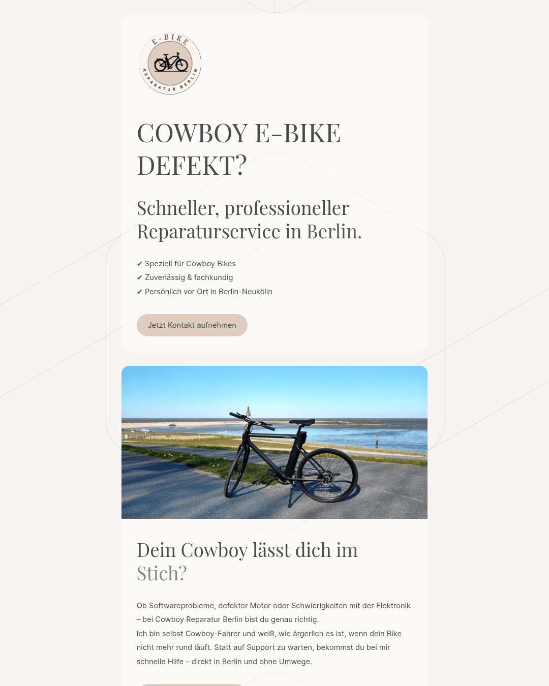 Website Beispiel Dienstleistung