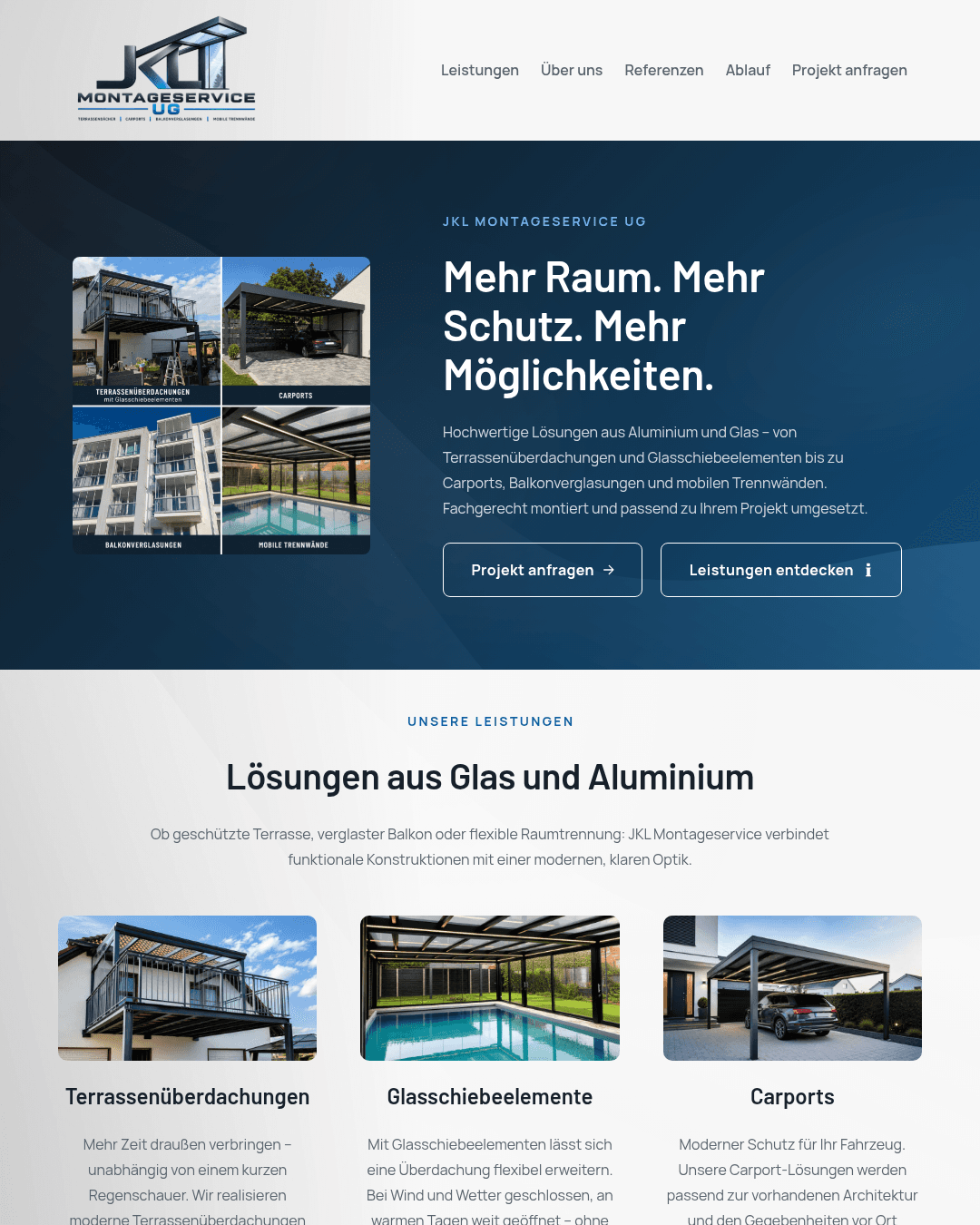 Website Beispiel Handwerk