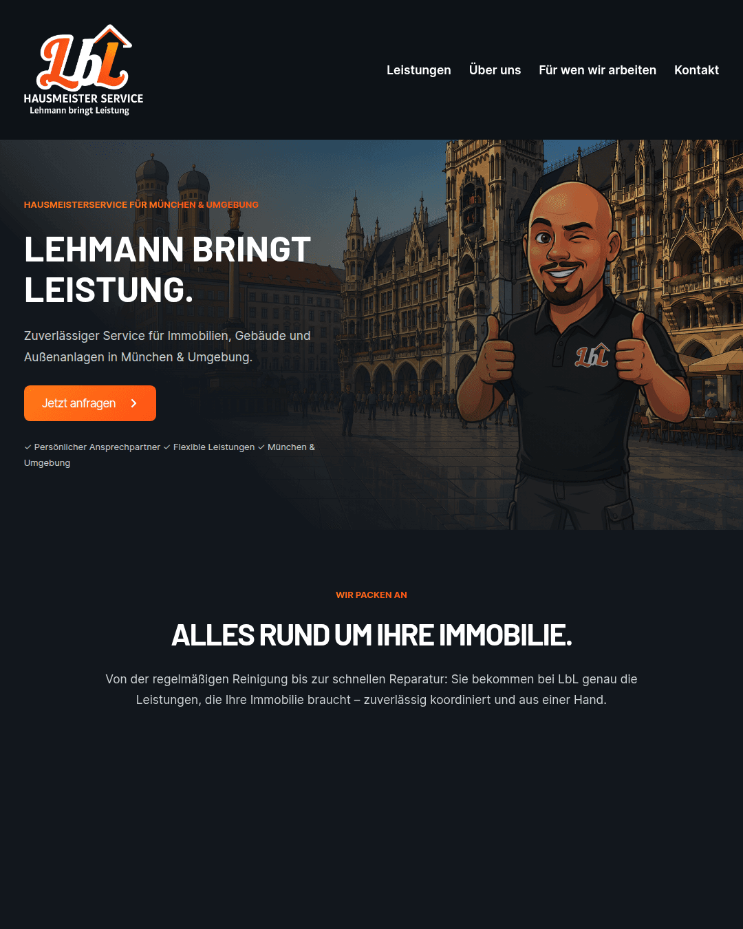 Website Beispiel Hausmeister