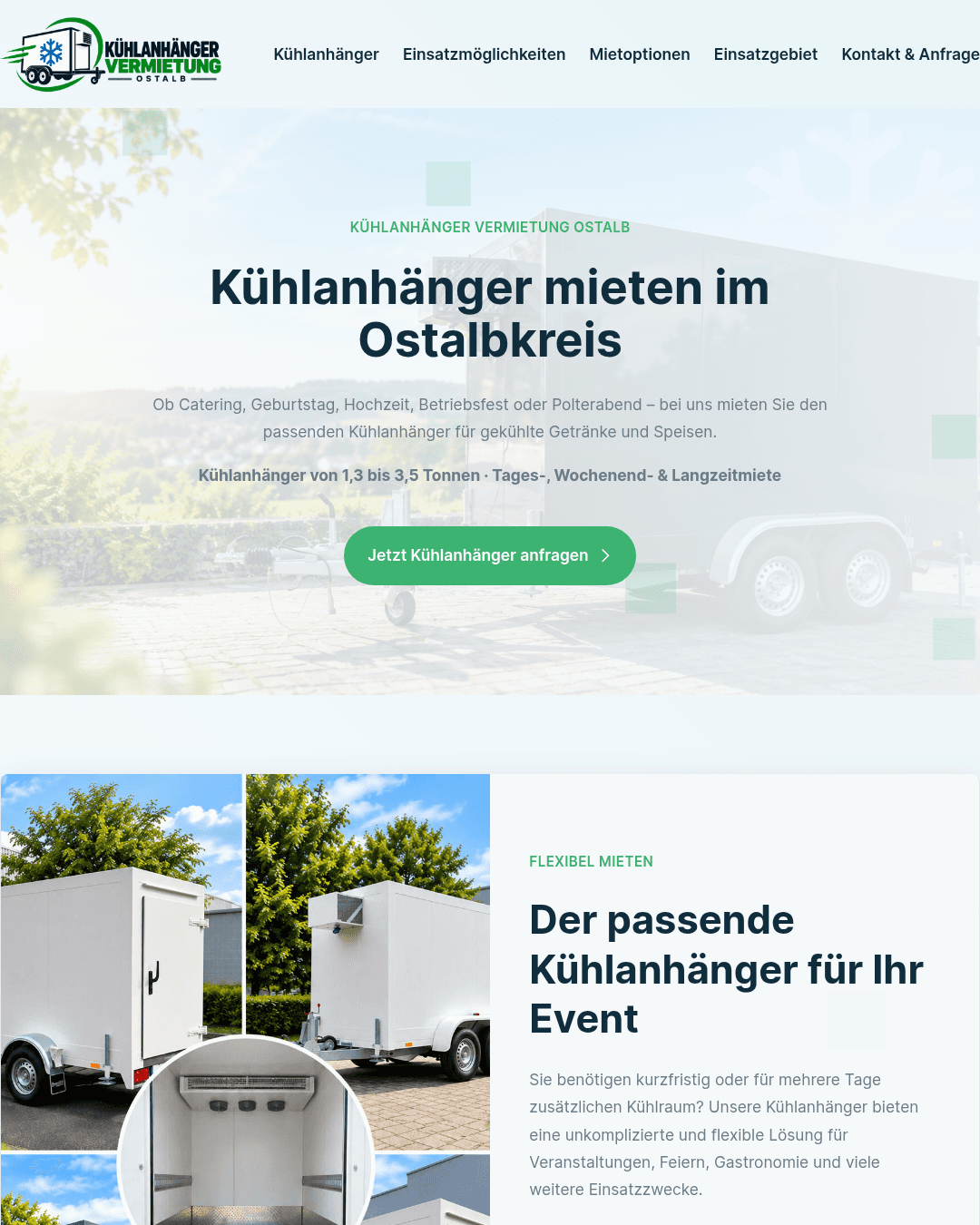Website Beispiel Vermietung
