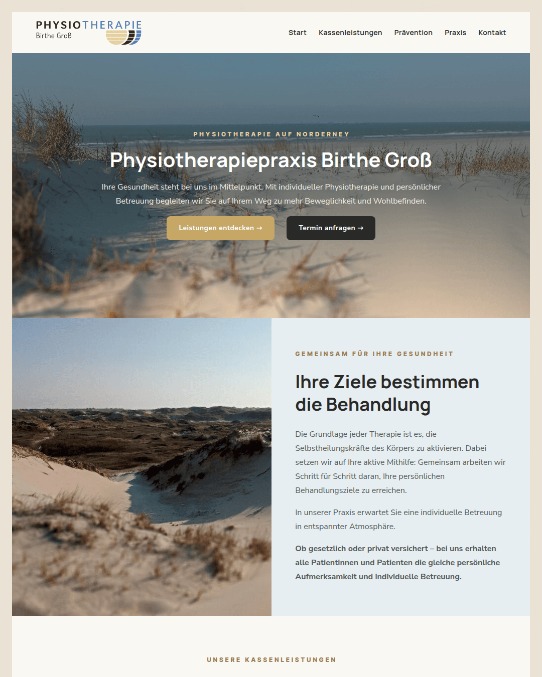 Website Beispiel Gesundheit